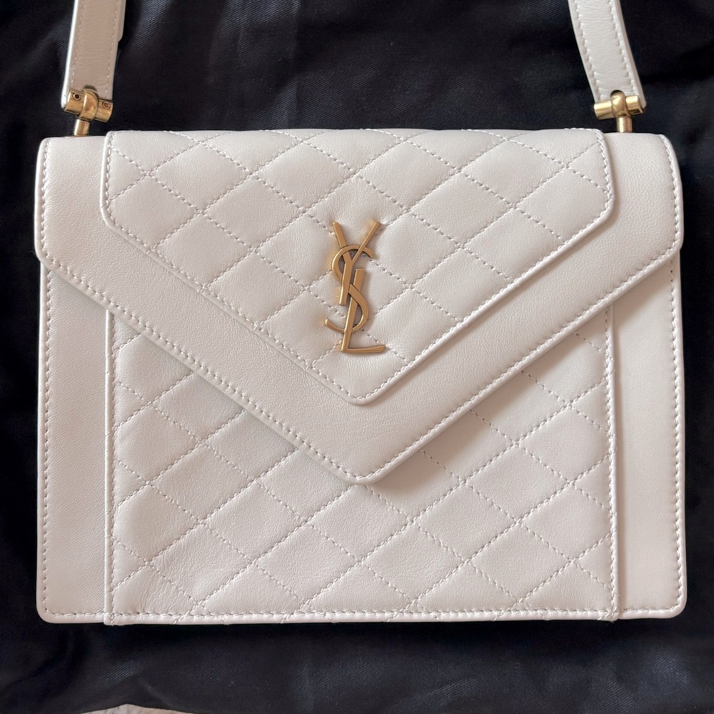 Yves Saint Laurent Gaby Envelope satchel with quilted leather
